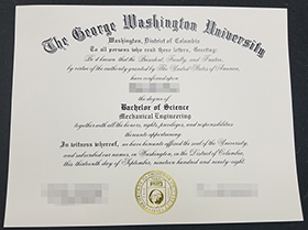 George Washington University high quality fake diploma.