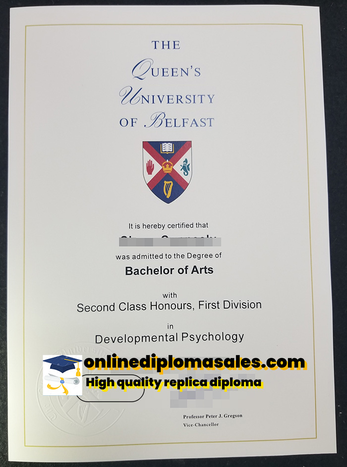 Where to buy Queen's University Belfast diploma?