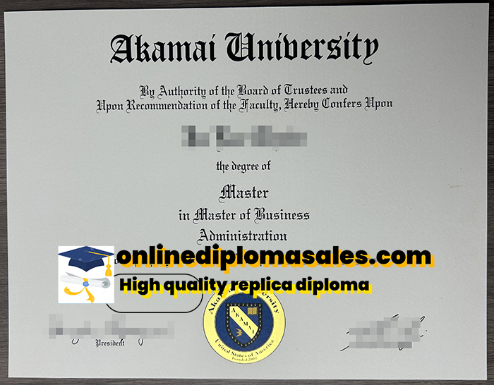 How to buy Akamai University degree?