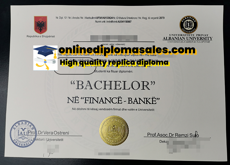 How long does it take to get a fake Albanian University diploma?