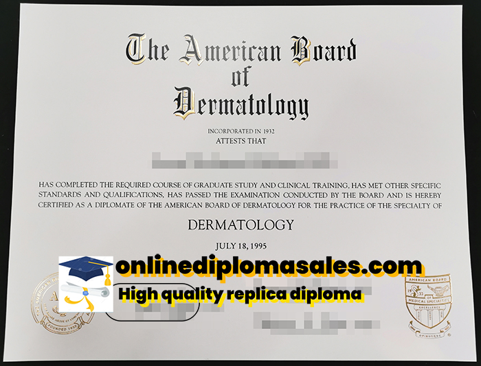 How to buy American Board of Dermatology certification?