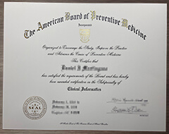 How to obtain the American Board of Preventive Medicine certificate?