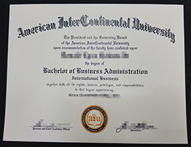 How to buy an American InterContinental University degree certificate?