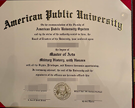 How to obtain an American Public University diploma?