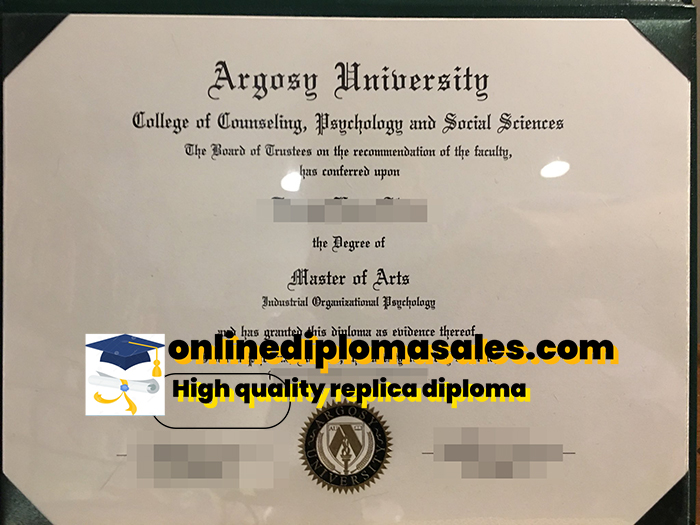 Where to buy Argosy University certificates?