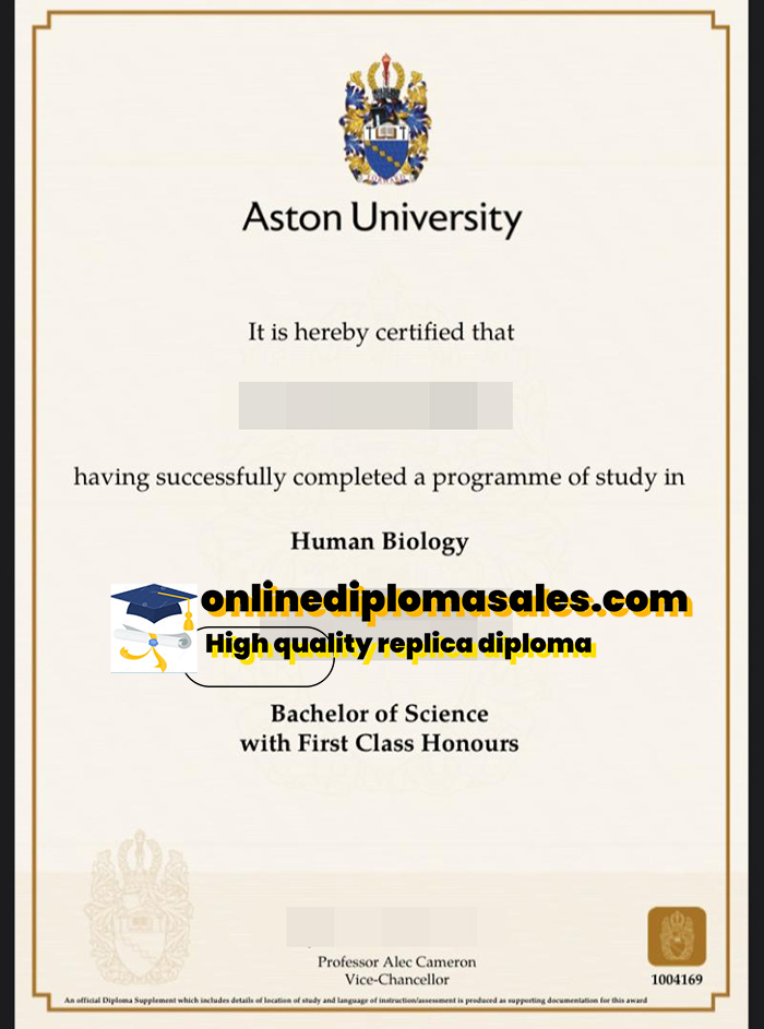 How to buy an Aston University degree?