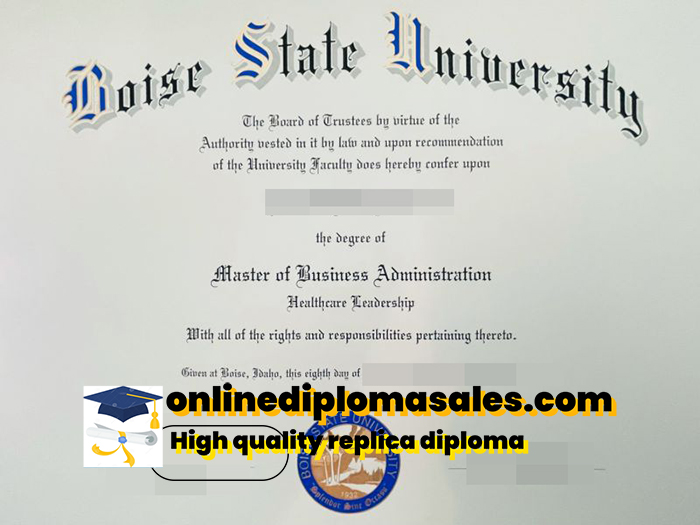 Buy Boise State University bachelor's degree certificate online.