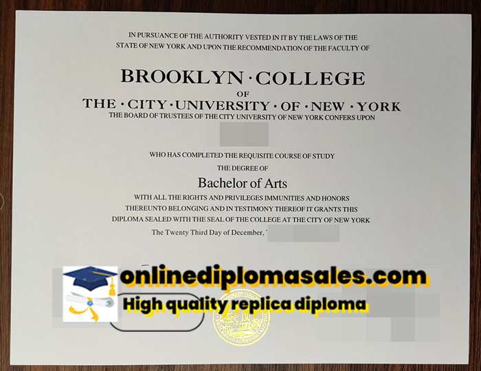 How to buy a Brooklyn college degree certificate?