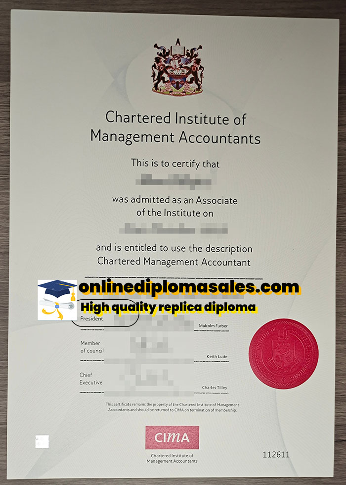 Where to buy CIMA certificate?