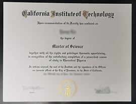 where to buy California Institute of Technology diploma certificate?