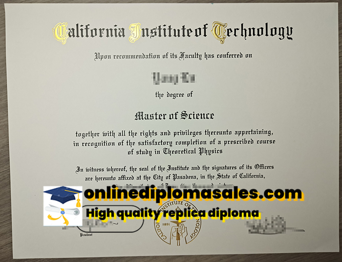 How to order California Institute of Technology diploma?