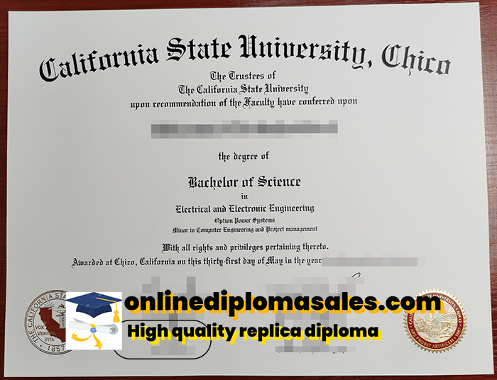 Where to buy California State University, Chico degree certificate?