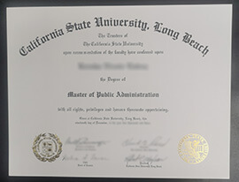 Buy University of California, Long Beach fake diploma online.