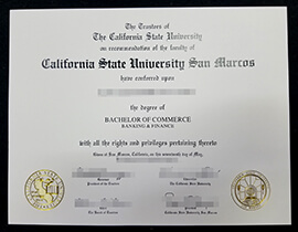 How much does it cost to buy a California State University San Marcos diploma?