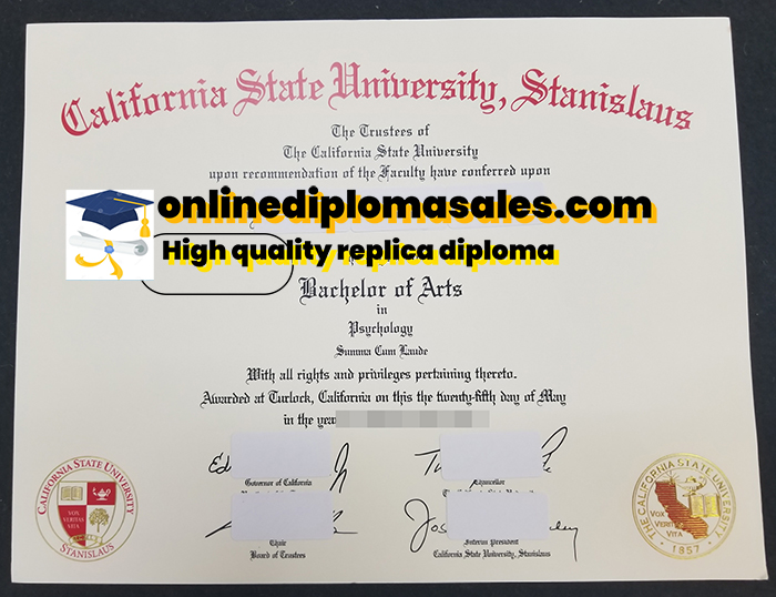 How long does it take to buy a California State University, Stanislaus diploma?