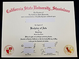 buy a California State University, Stanislaus diploma?