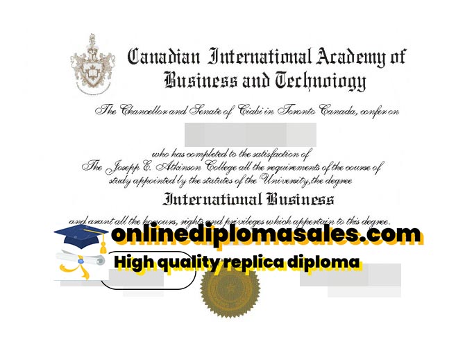 Apply online for a Canadian International Institute of Business and Technology certificate.