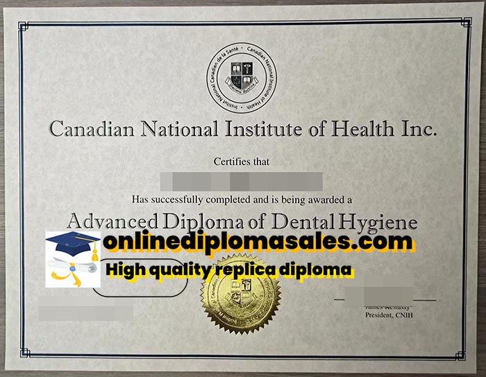 How to buy a Canadian National Institute Of Health diploma?