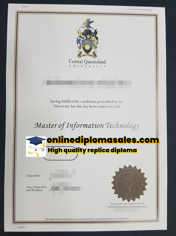 Order your CQUniversity degree certificate online.