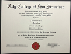 Where to buy City College of San Francisco degree certificate?