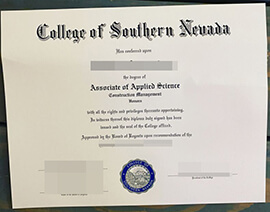 Sell ​​College of Southern Nevada degrees online.