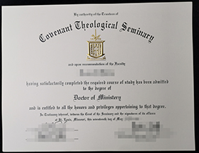 How to buy a Covenant Theological Seminary degree certificate?