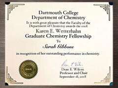 Where to buy Dartmouth College degree certificate?