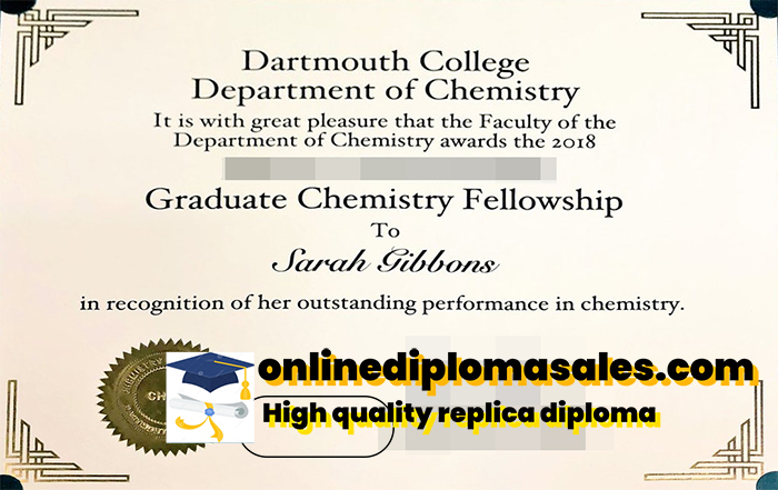 Where to buy Dartmouth College degree certificate?