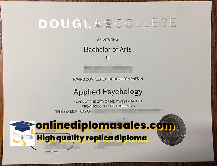 How to buy a Douglas College degree certificate?