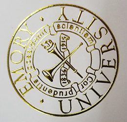 Emory University degree ICON sample