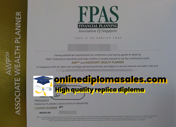 Financial Planning Association of Singapore Certificate