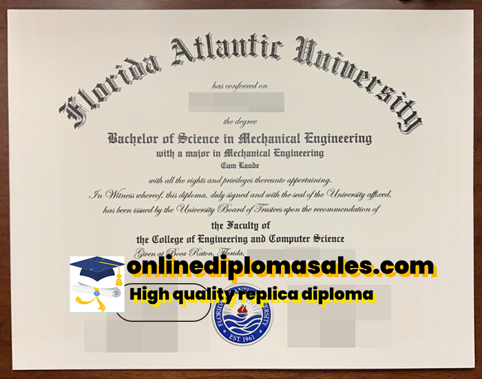 How to buy Florida Atlantic University degree certificate?