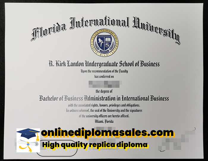 Buy Florida International University diploma online.