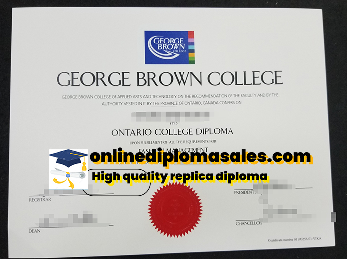 How to buy a George Brown College degree certificate?