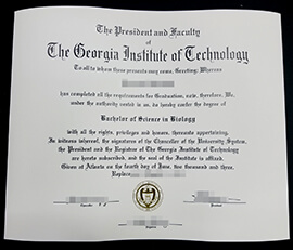 How long does it take to buy a Georgia Institute of Technology fake diploma?