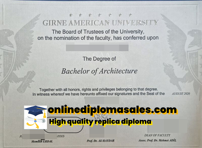 Where to buy Girne american university degree certificate?