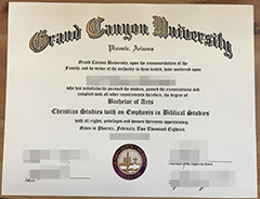 How to order a Grand Canyon University degree certificate?