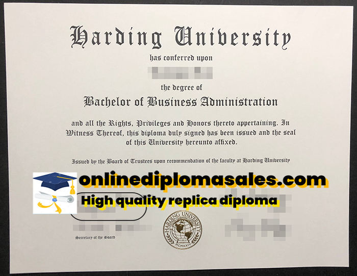 How to buy a Harding University degree certificate?