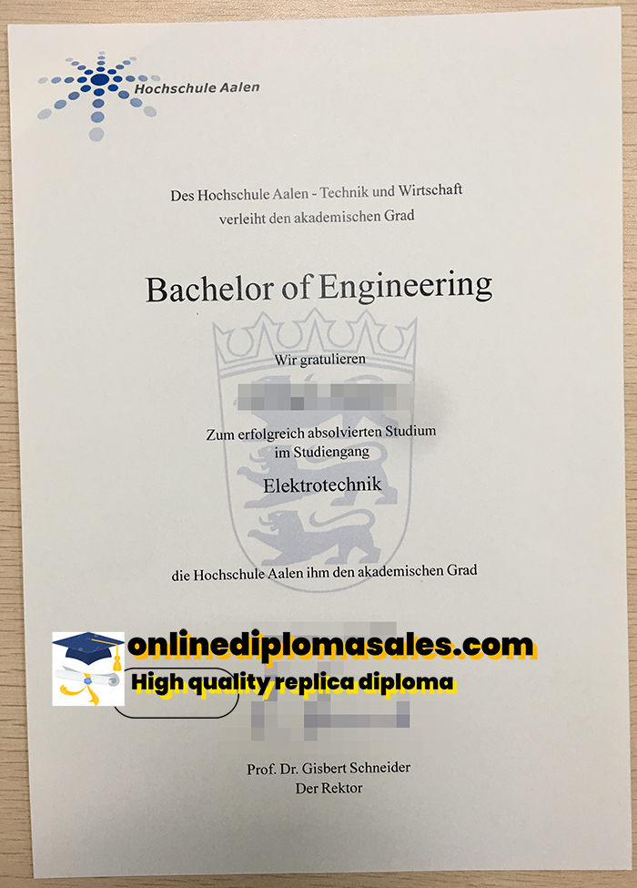 How to buy a Hochschule Aalen diploma?