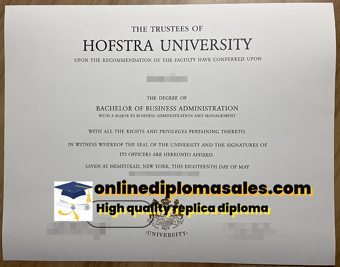 How to buy a Hofstra University degree certificate?