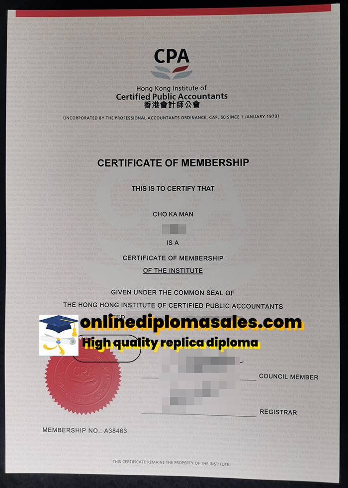 Hong Kong Professional Accountant Certificate.