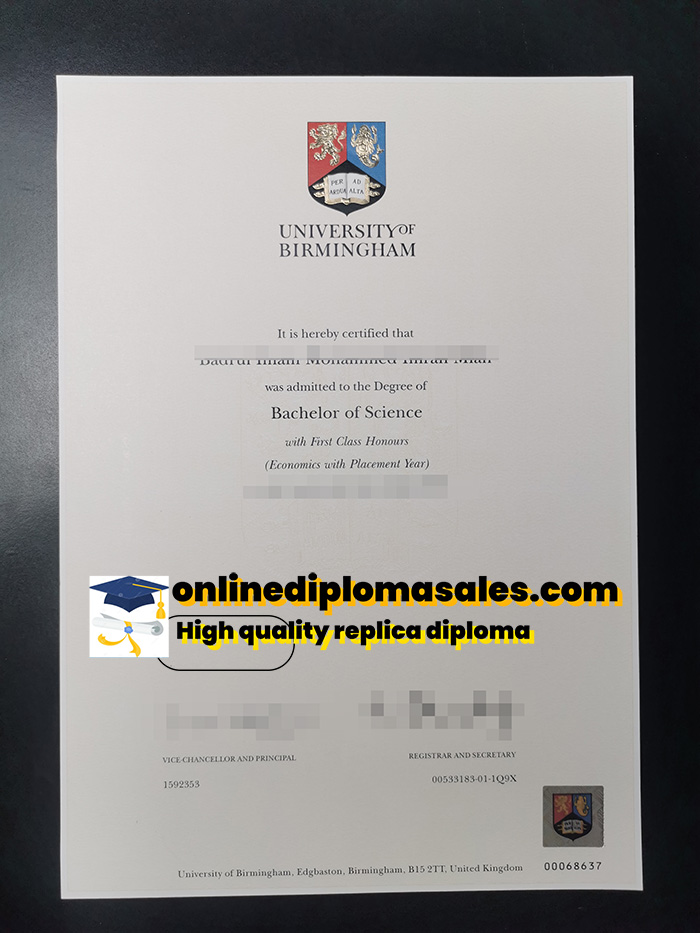 Where can I buy a University of Birmingham degree?