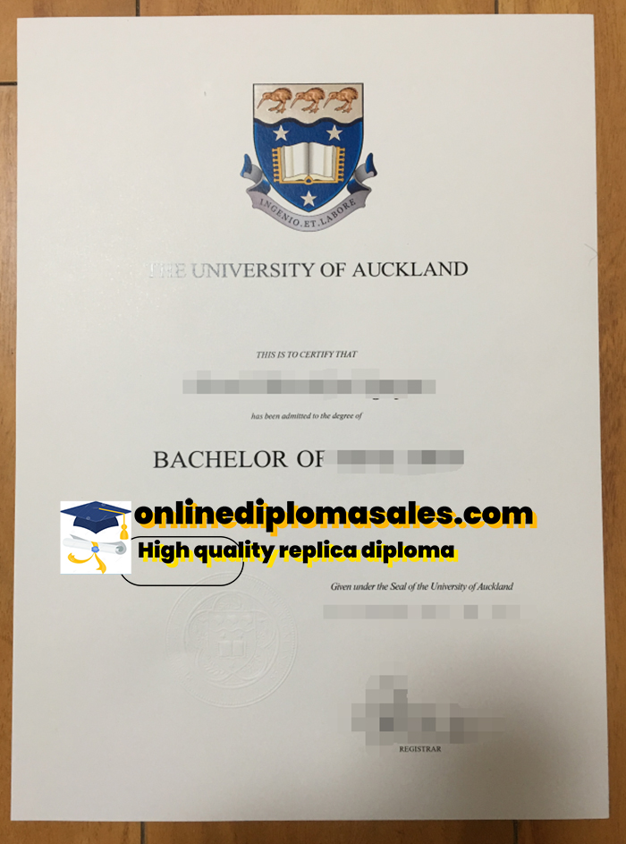 How to order a University of Auckland degree?