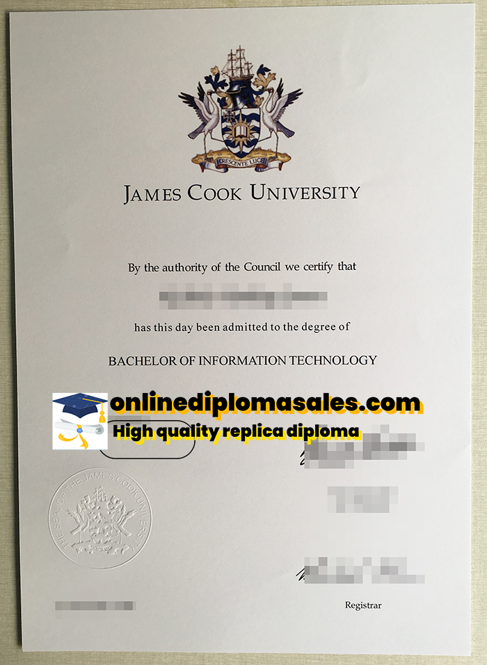 Where can I easily get a degree from James Cook University?