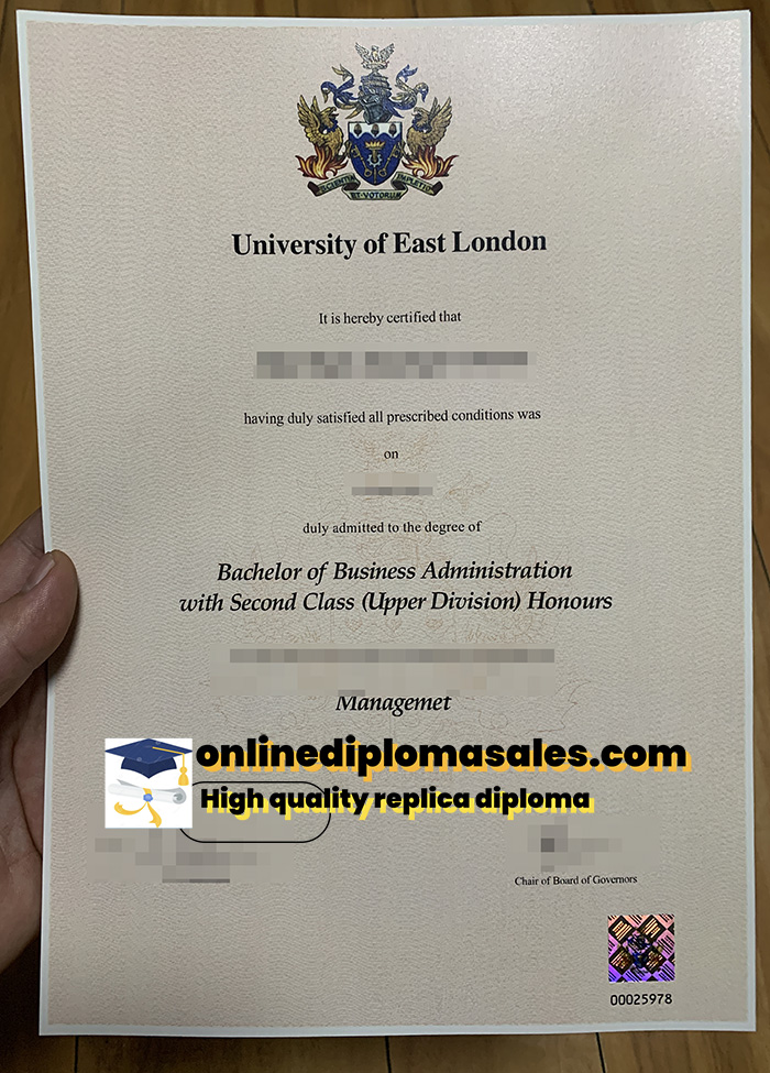 How to buy a University of East London diploma?