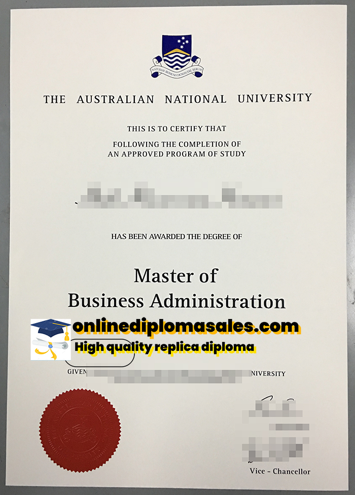 Australian National University degrees for sale online.