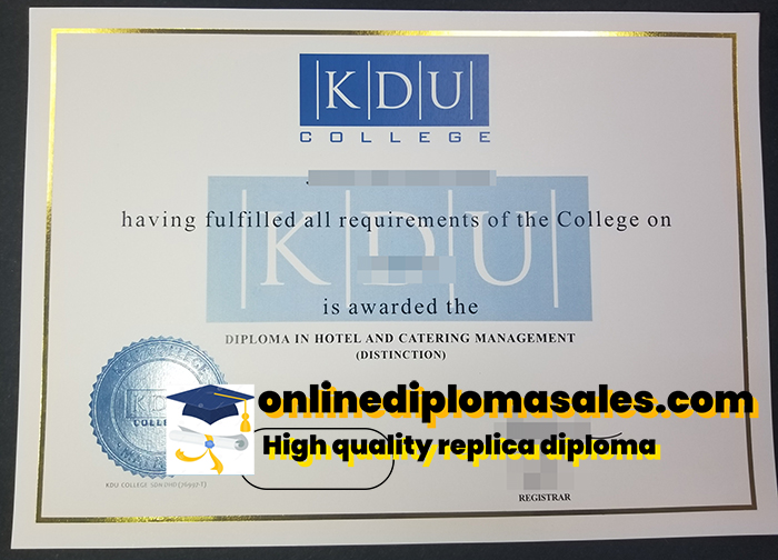 Where to buy KDU College diploma?