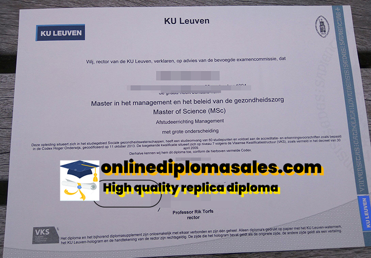 How long does it take to buy a KU Leuven diploma?