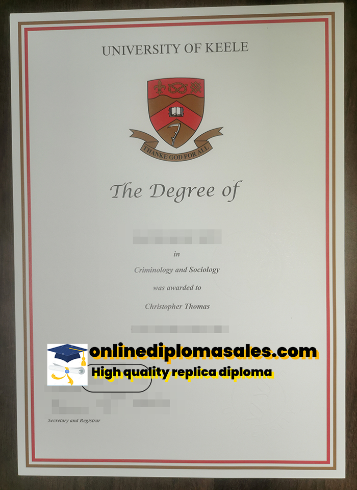 Where to buy Keele University degree certificates?