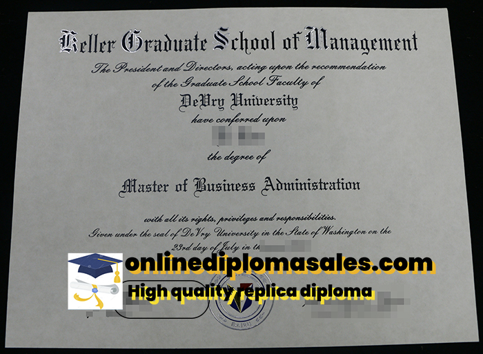 How to obtain a Keller Graduate School of Management certificate?